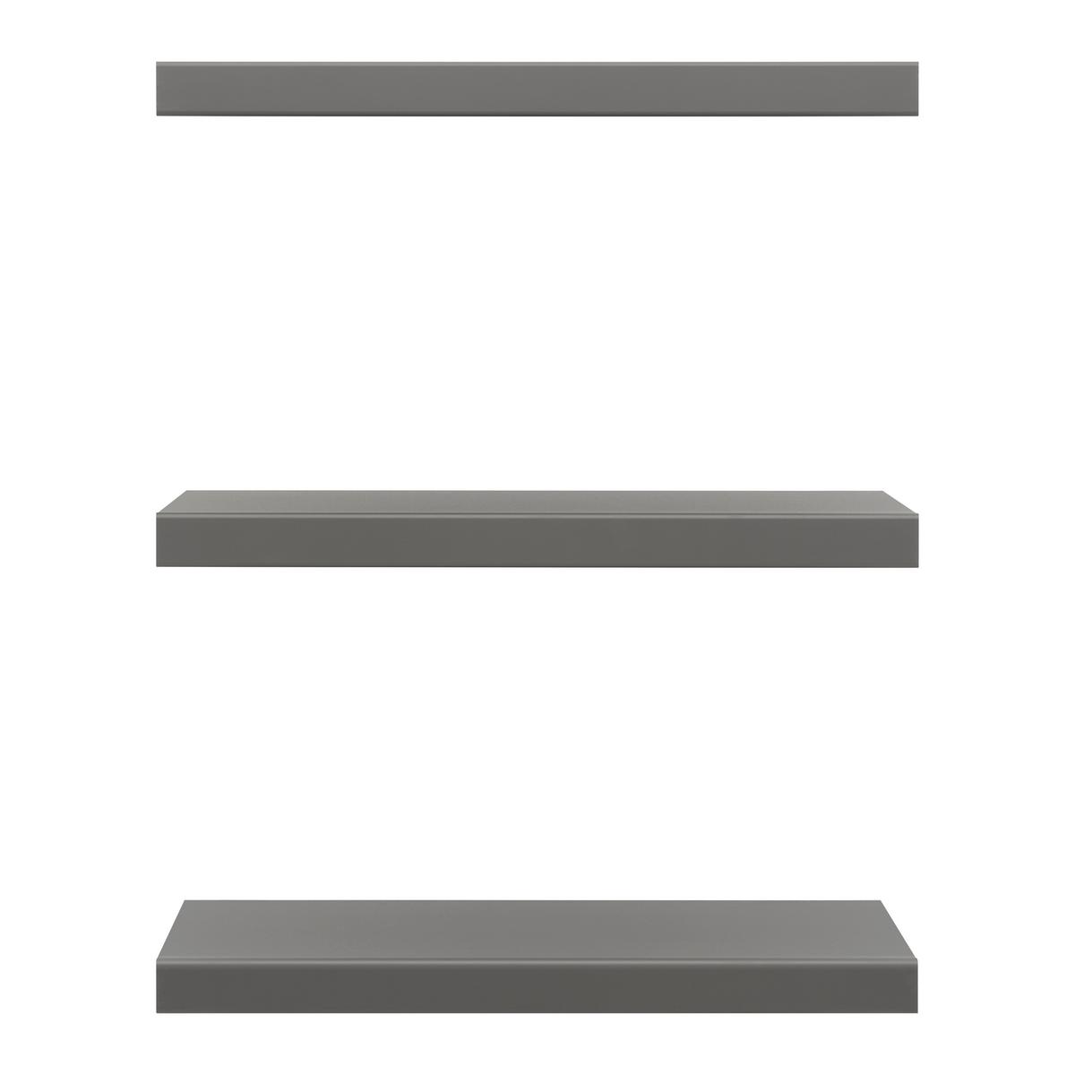 Einlegebodenset Zubehör in Grau, 3 Stk. - Grau, Konventionell, Holzwerkstoff (70,5/1,6/45cm) - Mömax