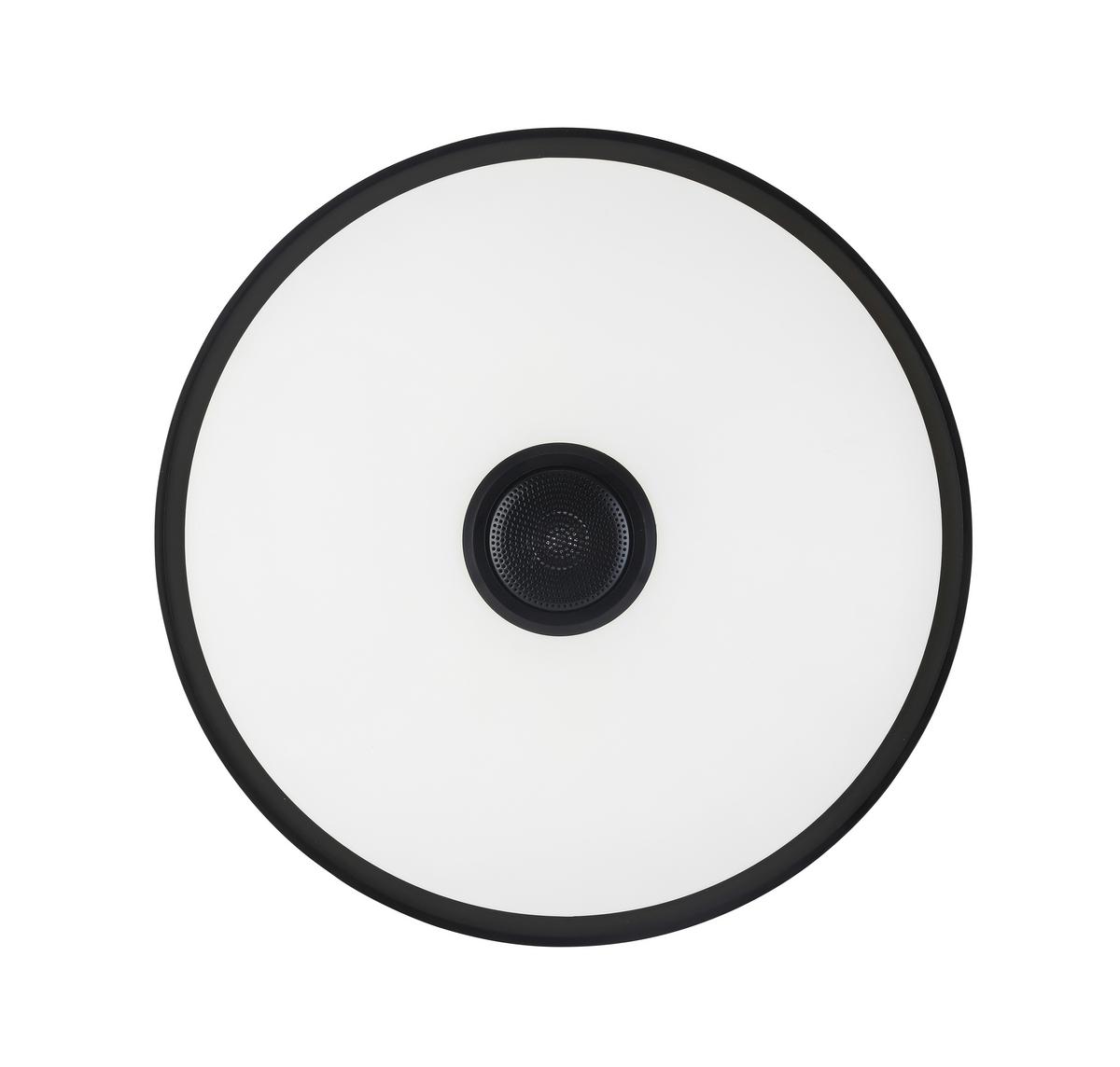 LED Smart Mennyezeti Lámpa Mirsada - fekete/fehér, műanyag/fém (40/9cm) - Premium Living