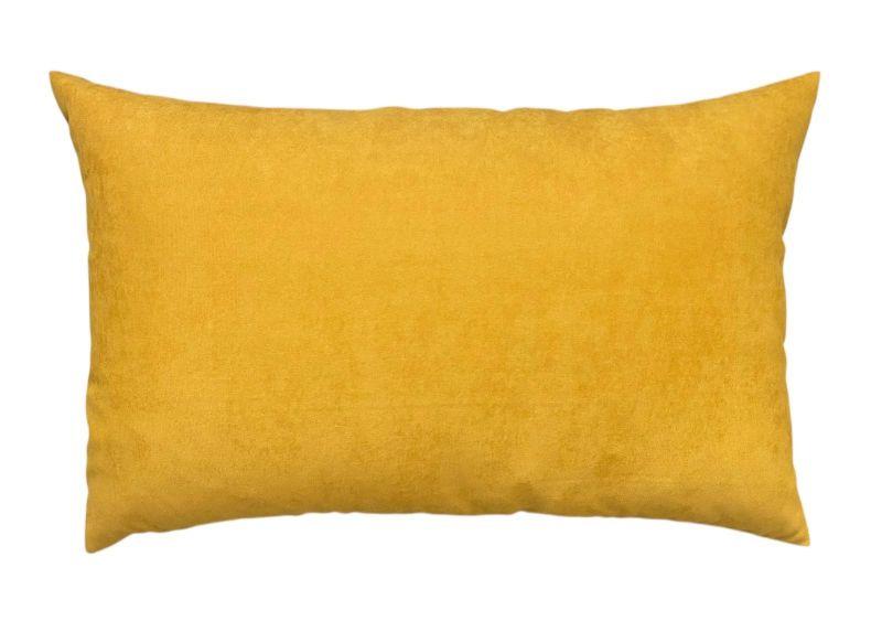 Pernă decorativă Eva, cca. 40x60cm - galben, Basics, textil (40/60cm)