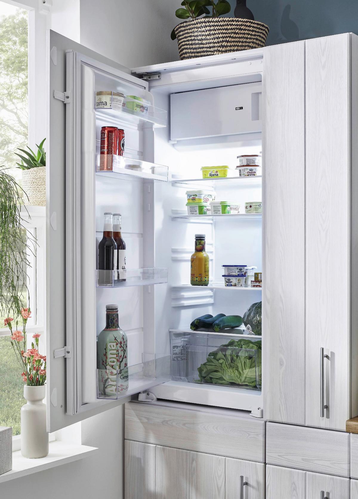 Eckküche Anton Landhaus ohne Geräte ca. 280x172cm Weiß - Wildeiche/Edelstahlfarben, Basics, Holzwerkstoff/Metall (280/172cm) - Respekta