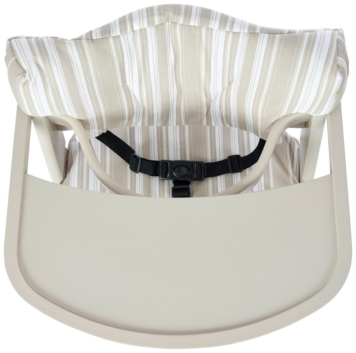 WKŁADKA DO WYSOKIEGO KRZESŁA LUNCH - beżowy, Basics, tkanina (25/50cm) - My Baby Lou