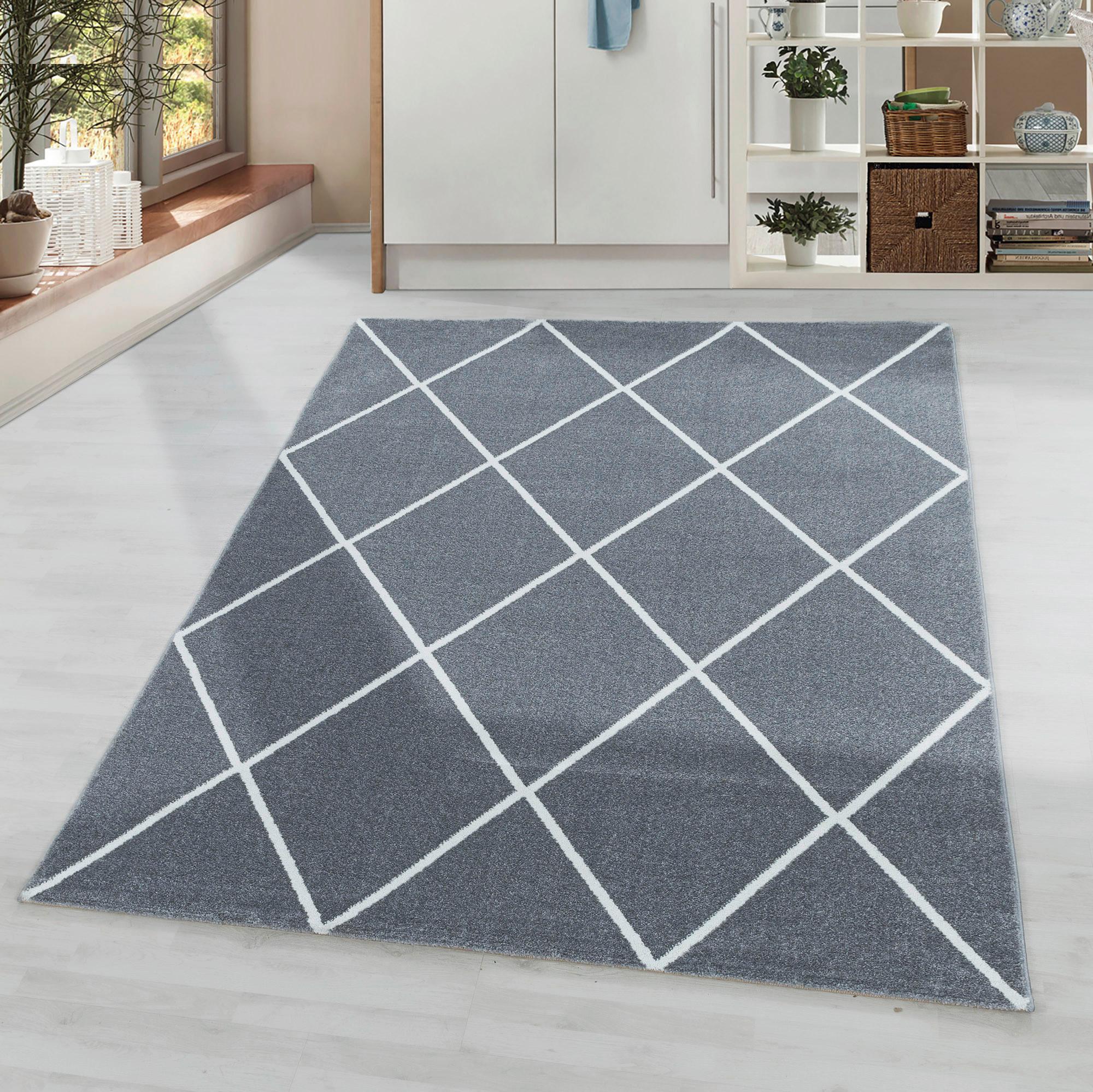 Hochflorteppich Rio Silberfarben ca. 80x150cm - Silberfarben, Basics, Textil (80/150cm)