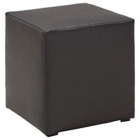 Hocker Bali in Schwarz - Schwarz, Kunststoff/Textil (40/42/40cm) - Mömax