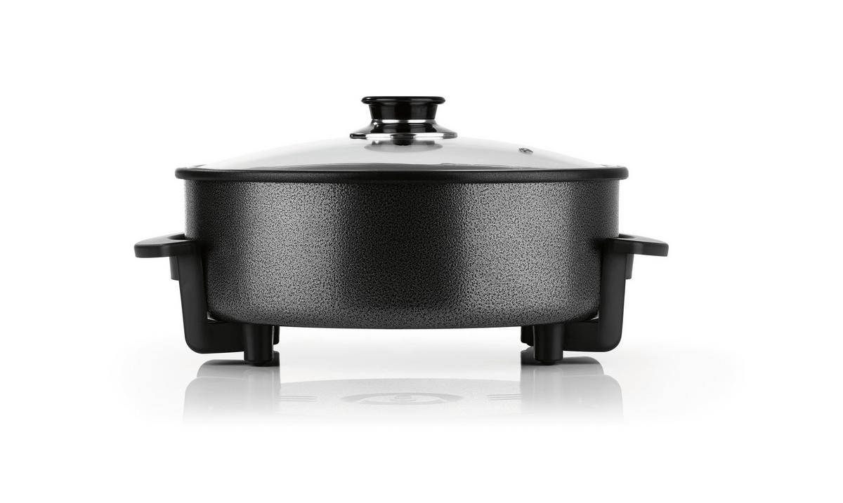 PATELNIA ELEKTRYCZNA 16389 - czarny, Basics, tworzywo sztuczne/metal (34/32/18cm) - GOURMETMAXX