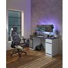 GAMINGBORD TOBI - vit/antracit, Modern, trämaterial (155/92/63cm) - Mömax