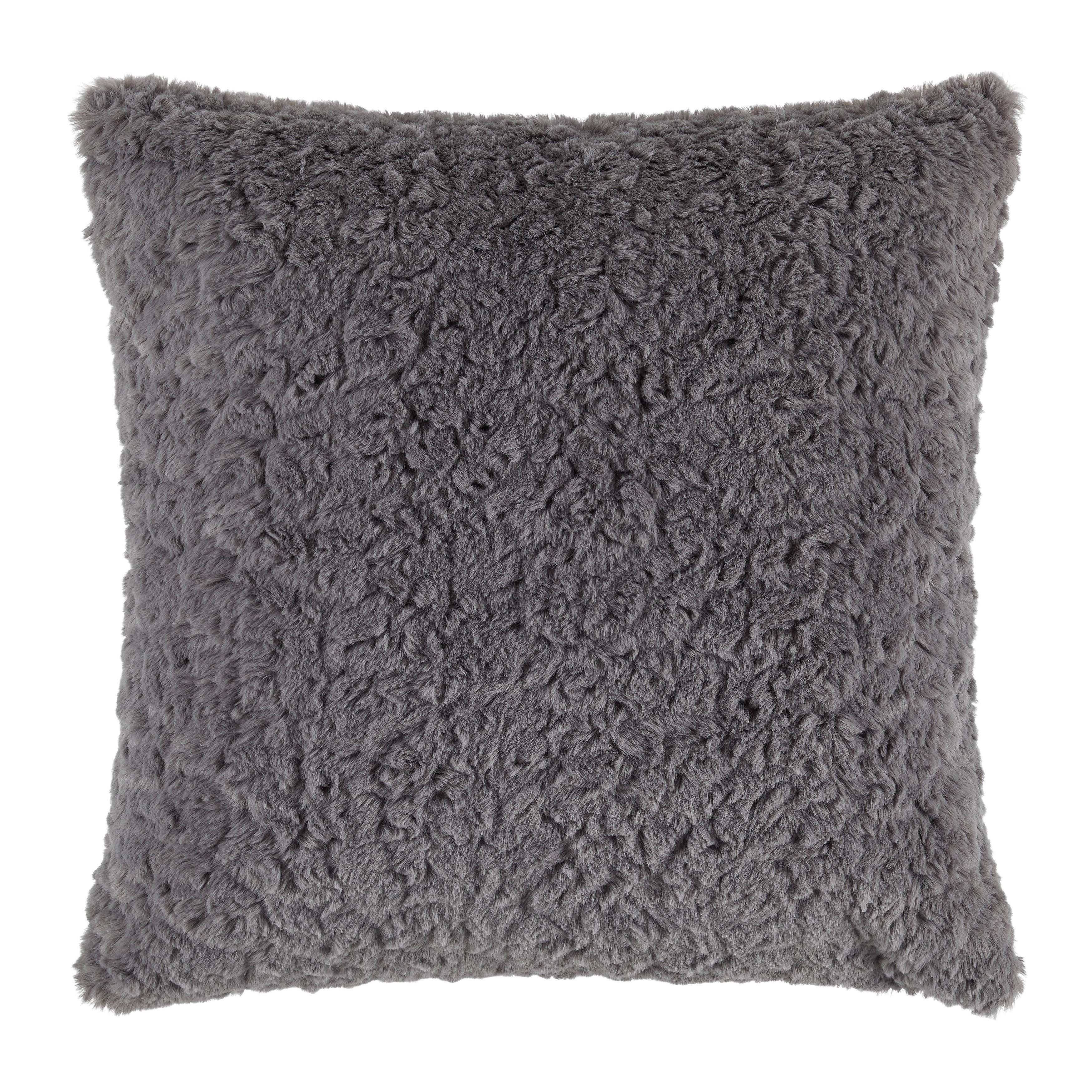 Zierkissen Rabbit Brushed Grau - Grau (45/45cm) - Modern Living