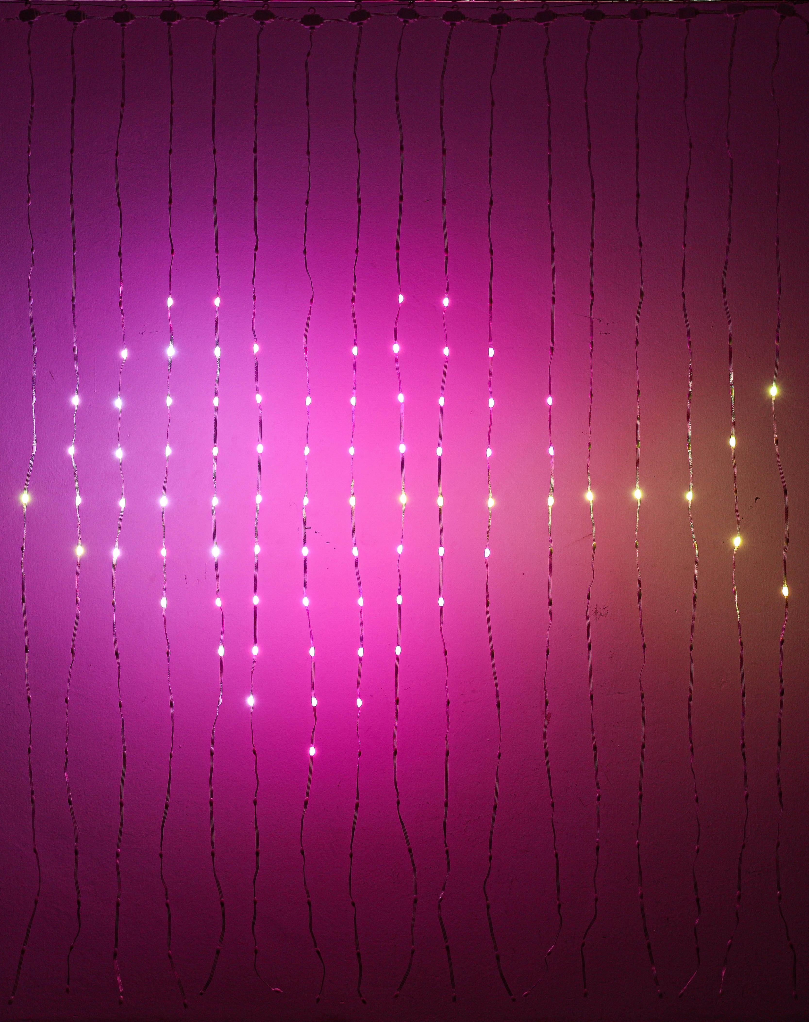 LED-DEKORATIONSLAMPA VORHUN - vit/svart, Klassisk, plast (140/140cm) - Mömax