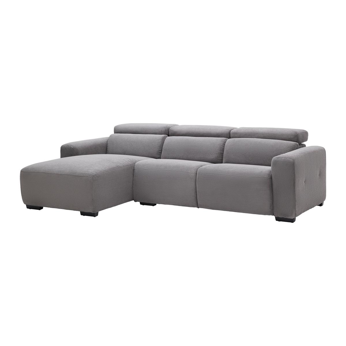 Sedežna Garnitura Bondico 272, Antracit - črna/antracit, Moderno, kovina/tekstil (272/75-92/101 / 170cm) - Mömax