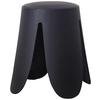 Hocker Pia Schwarz - Schwarz, LIFESTYLE, Holz/Kunststoff (30/46cm) - Based