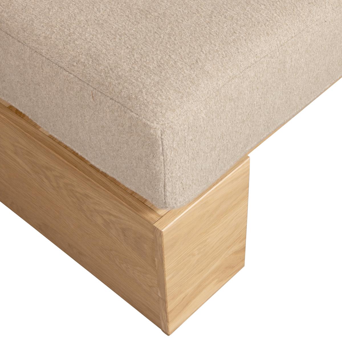 Sitzbank Eat Up Beige - Eichefarben/Beige, MODERN, Holz/Textil (110/84/67cm) - Livetastic