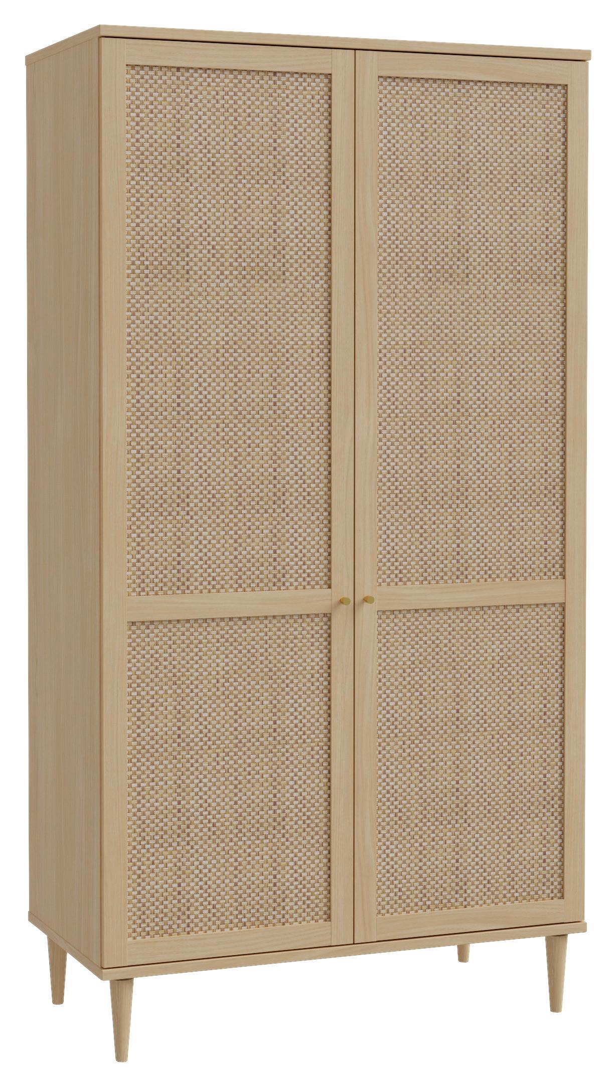 Ormar S Klasičnim Vratima Calasetta - boje hrasta, Natur, drvni materijal (110,1/208,1/52,1cm) - Zandiara