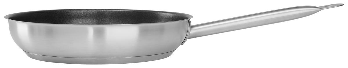 Serpenyő Átm.: Kb. 28cm Silver Line - nemesacélszínű, Konventionell, fém (28/5,5cm) - Gourmesto