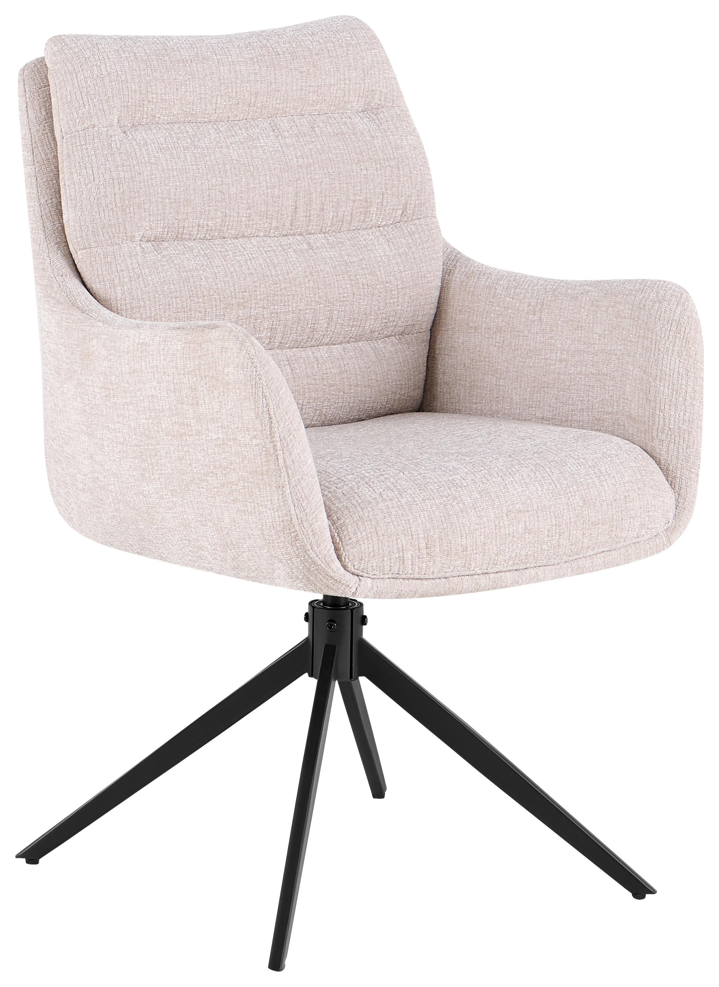 Stolica Onil - bež/crna, Moderno, metal (63/90/61cm) - Premium Living