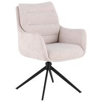 Stolica Onil - bež/crna, Moderno, metal (63/90/61cm) - Premium Living