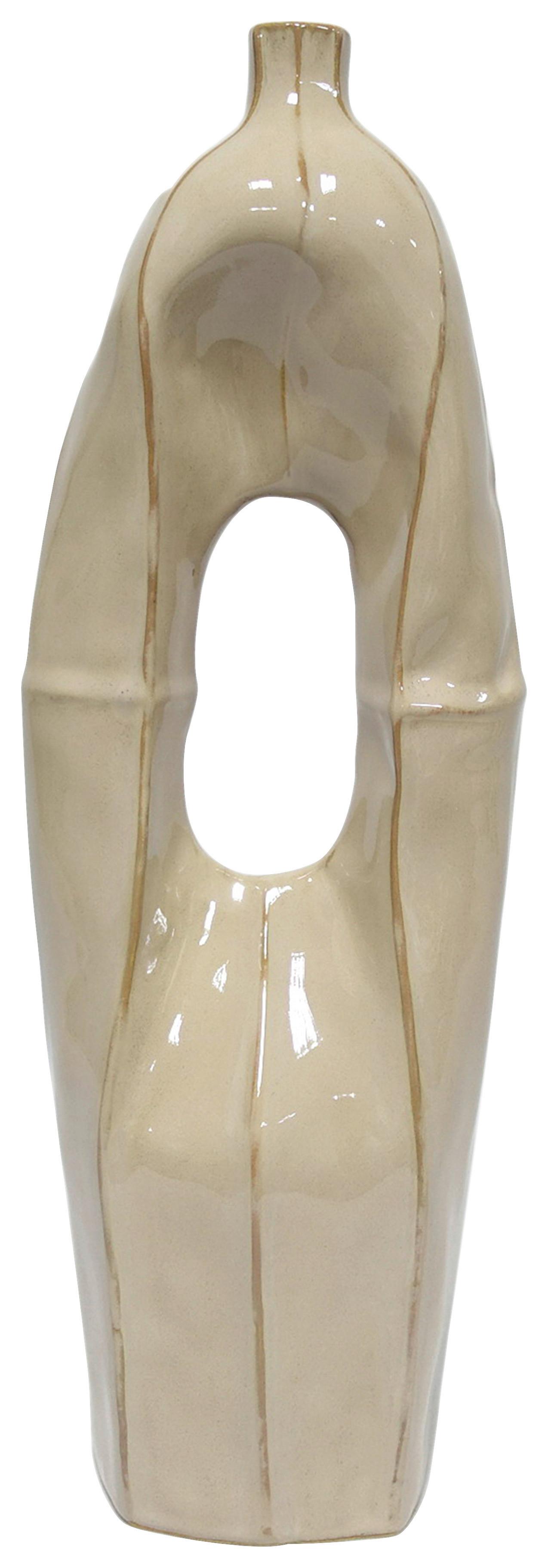 Vază Vanity Cca. 39 Cm - bej, Lifestyle, ceramică (14/39/11cm) - Mömax