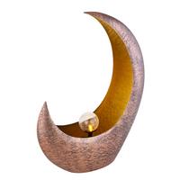 Solarna Svetilka Moonlight, S Sijalko - prozorno/barve medenine, Design, kovina/steklo (37,5/13,5/45cm) - Globo