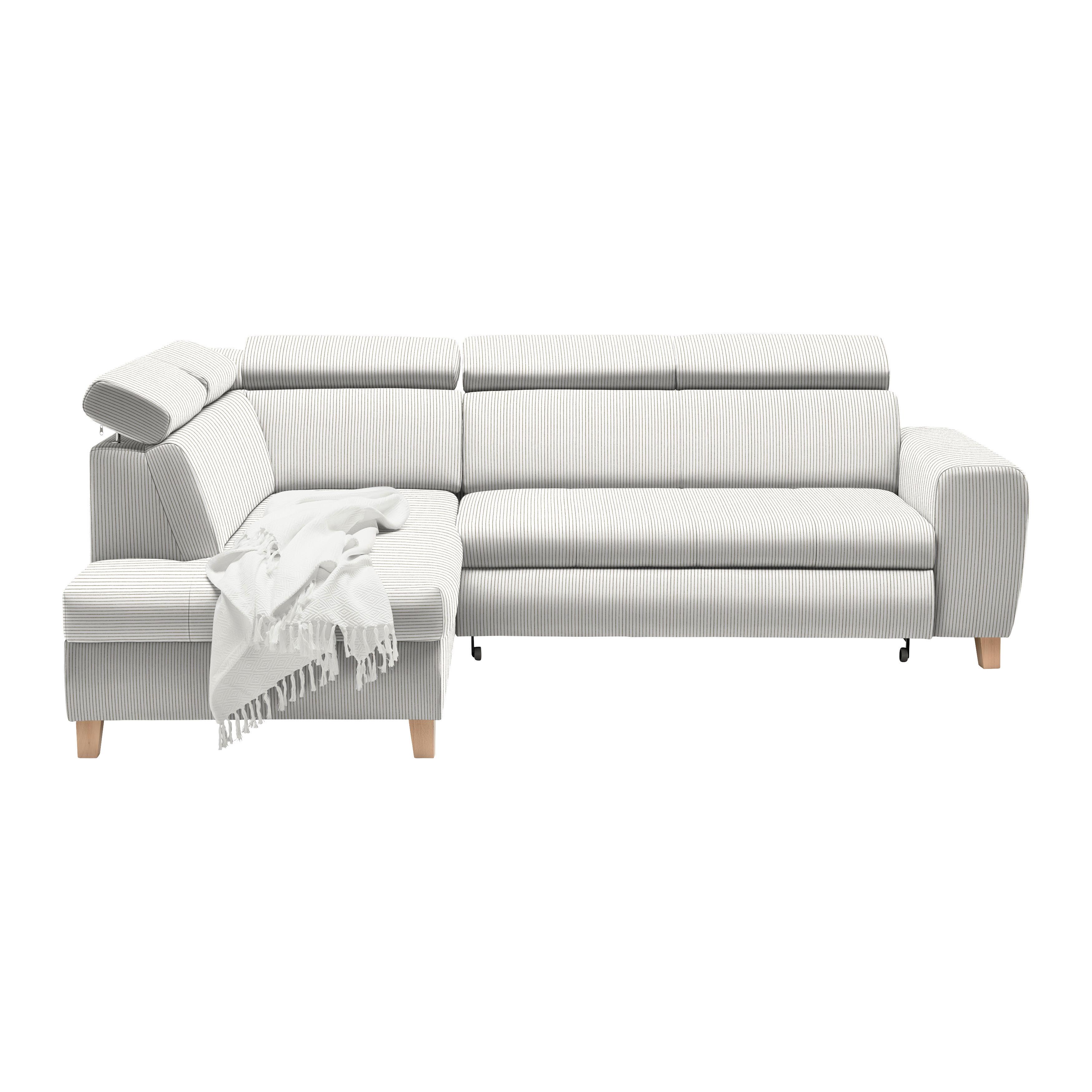 Kutna Garnitura Lugo - bež, Moderno, drvo/metal (205/98/266cm) - Modern Living
