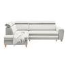 Kutna Garnitura Lugo - bež, Moderno, drvo/metal (205/98/266cm) - Modern Living