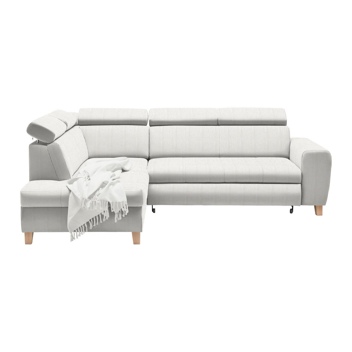 Kutna Garnitura Lugo - bež, Moderno, drvo/metal (205/98/266cm) - Modern Living