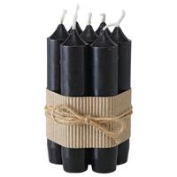 Hengergyertyaszett Melia - fekete, Design, paraffin (2,2/11cm) - Modern Living