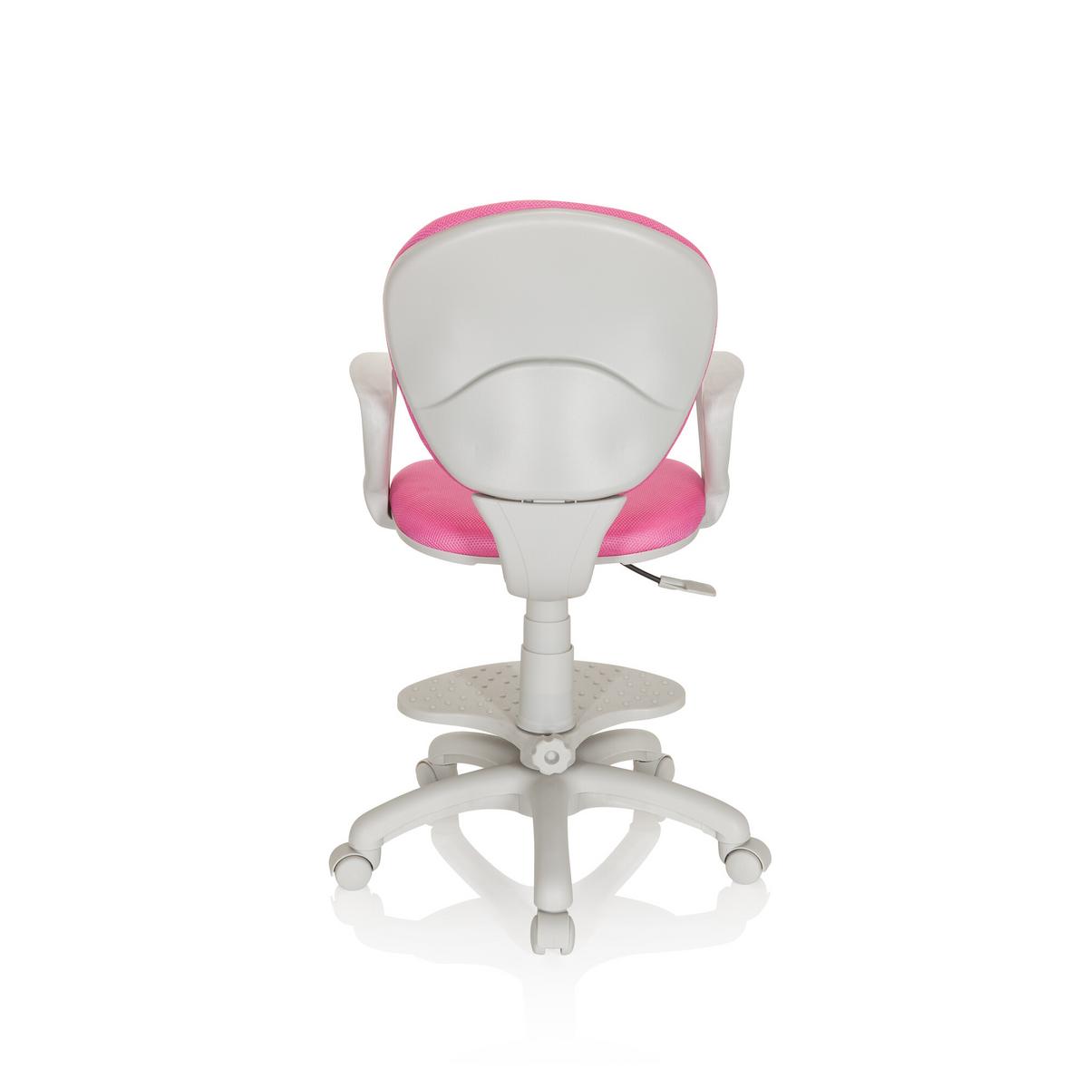 Otroški Vrtljivi Stol Colour, Roza, Siva - pink/siva, Basics, umetna masa (53/83-95/51cm) - MID.YOU