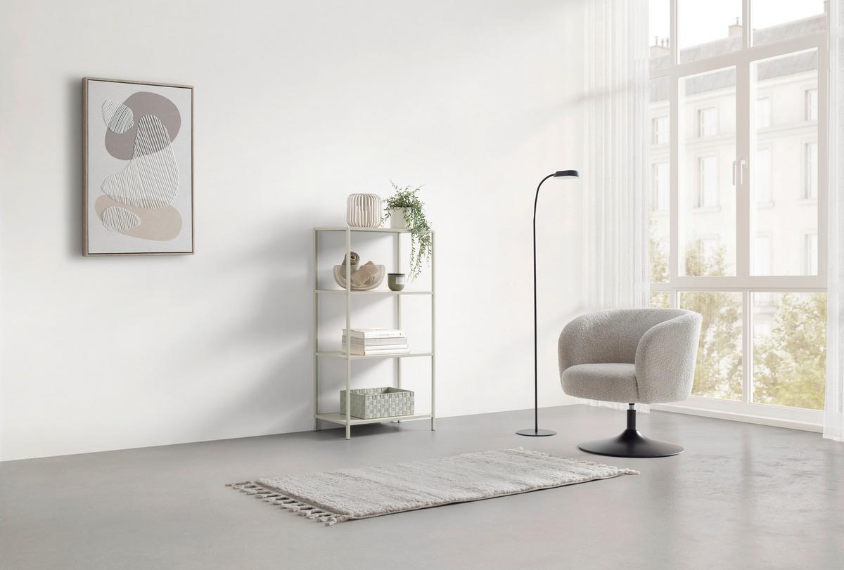 Regal Havanna Kaschmir - Kaschmir/Beige, MODERN, Holzwerkstoff/Metall (60/113/33cm) - Mömax