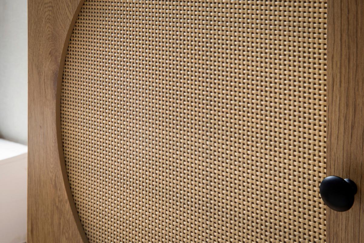 Komoda Sonoma, Videz Hrasta - črna/barve hrasta, Design, kovina/leseni material (140/80/40cm) - MID.YOU