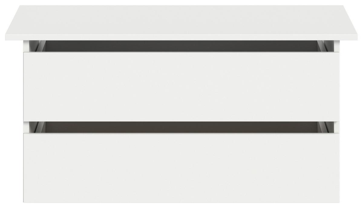 Notranji Predali Oakland, Bela - bela, Moderno, leseni material (97/47/48cm) - MID.YOU