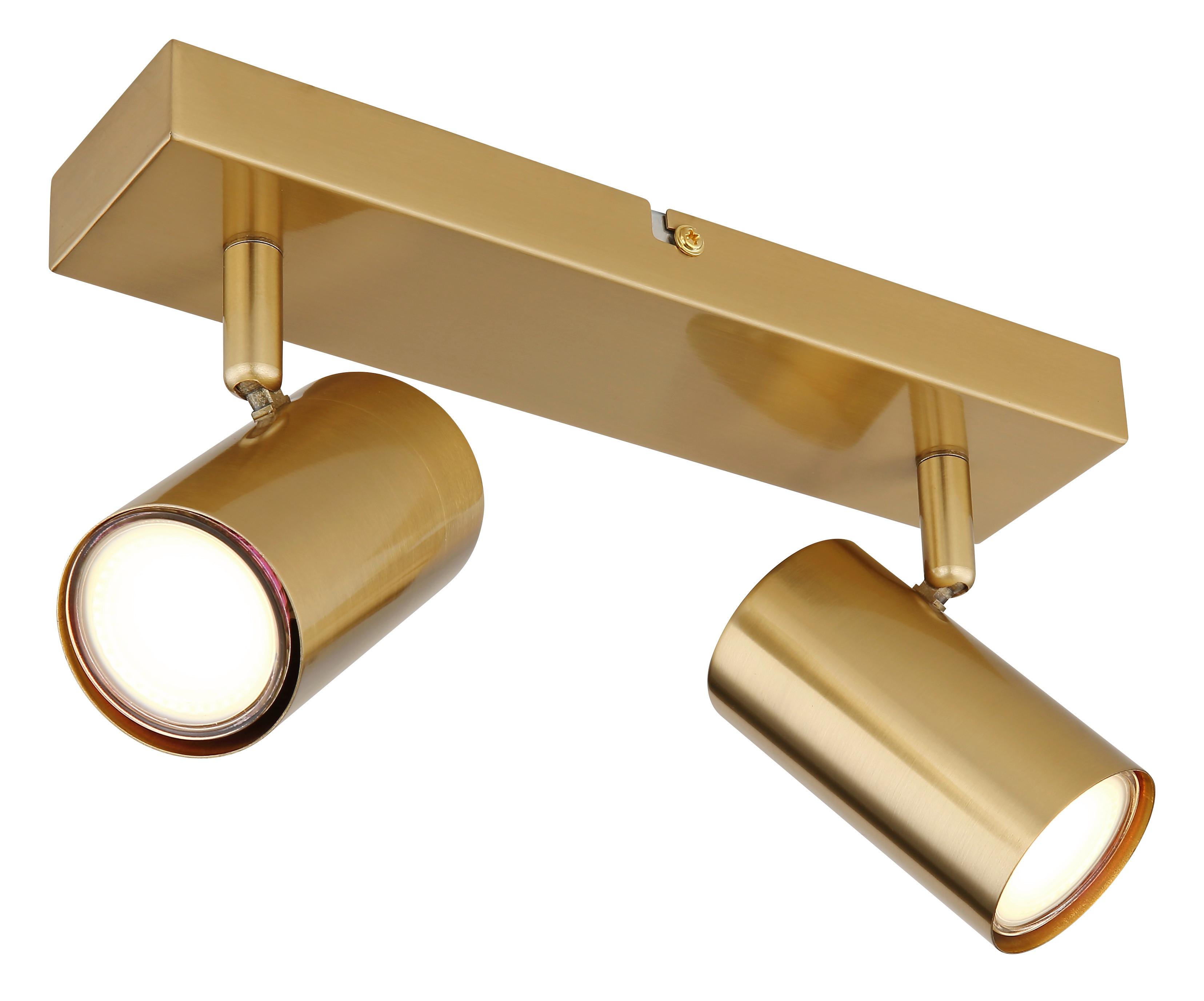 Strahler Robby in Goldfarben max. 25 Watt - Goldfarben, Metall (26/6/13cm) - Globo