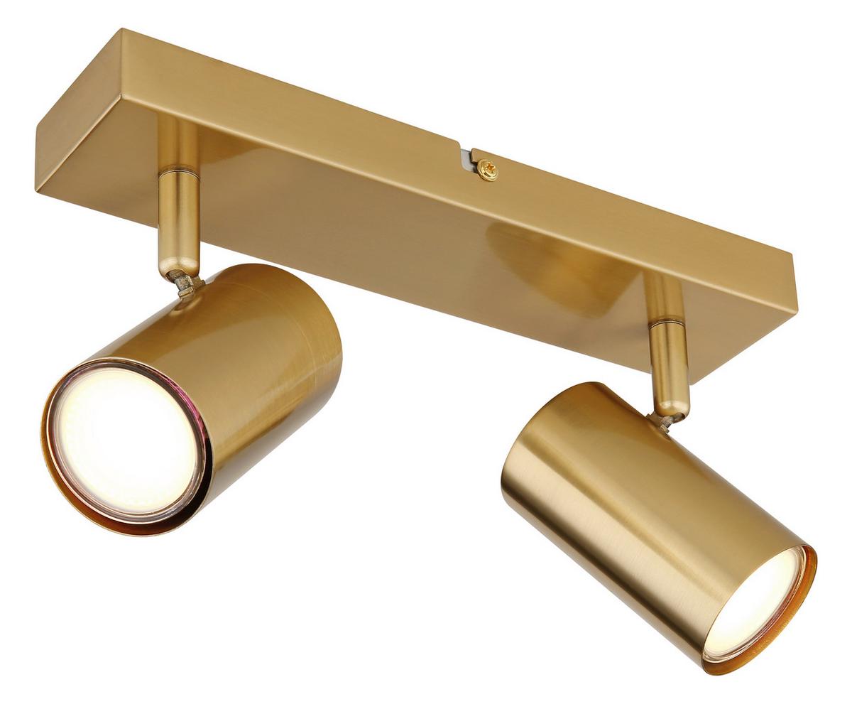 Strahler Robby in Goldfarben max. 25 Watt - Goldfarben, Metall (26/6/13cm) - Globo