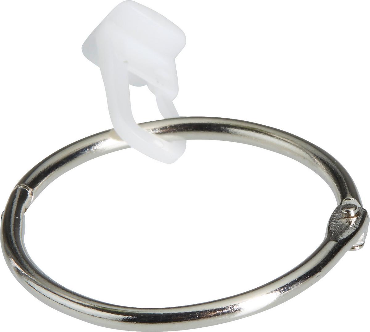Pribor Za Karniše Gabi - bijela/boje kroma, metal/plastika (4cm) - Modern Living