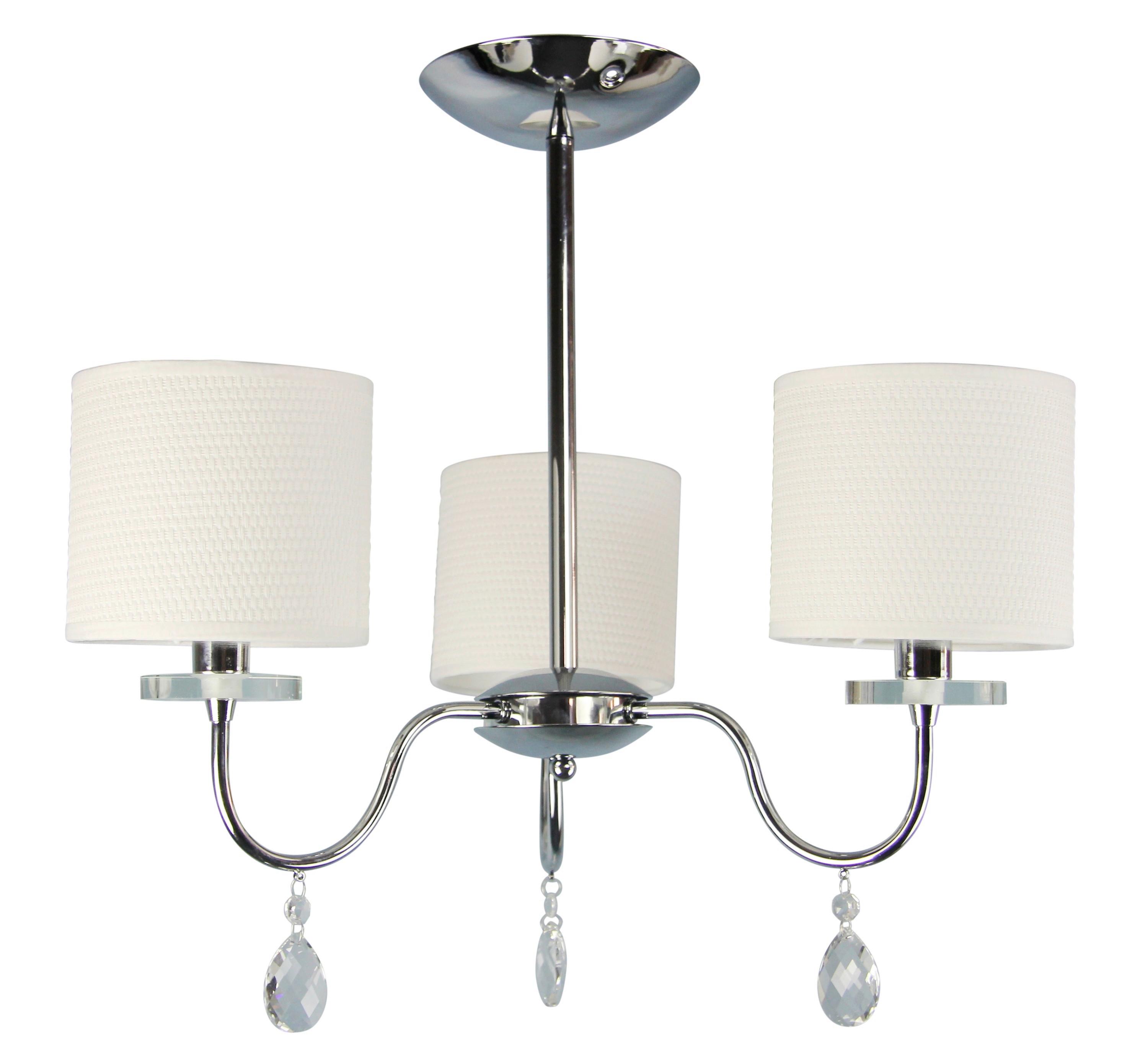 Viseća Svjetiljka Estera - boje kroma, Konvencionalno, metal/plastika (58/58/56cm)