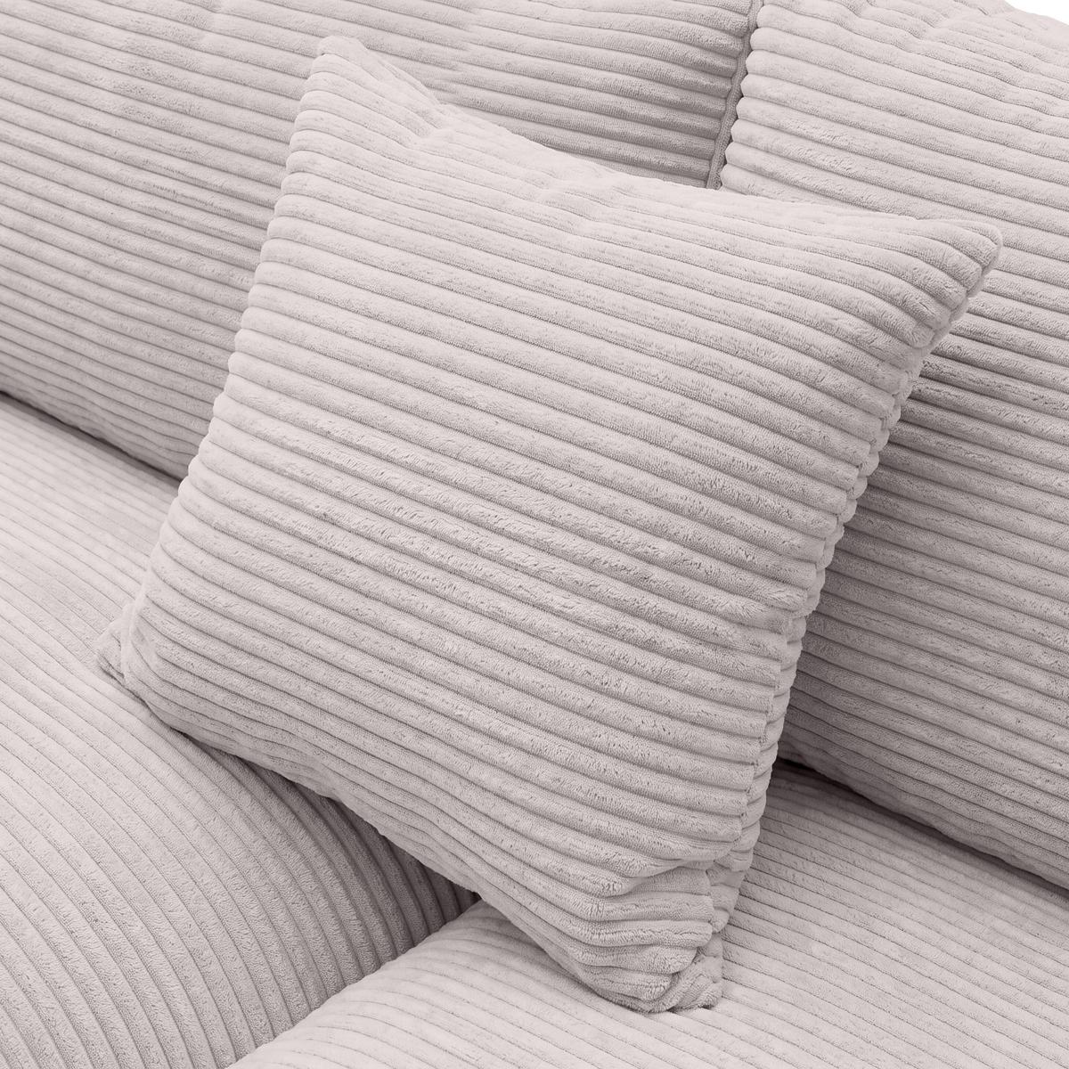 Ecksofa Pedro Rosa - Schwarz/Rosa, MODERN, Kunststoff/Textil (190/300cm) - Mömax