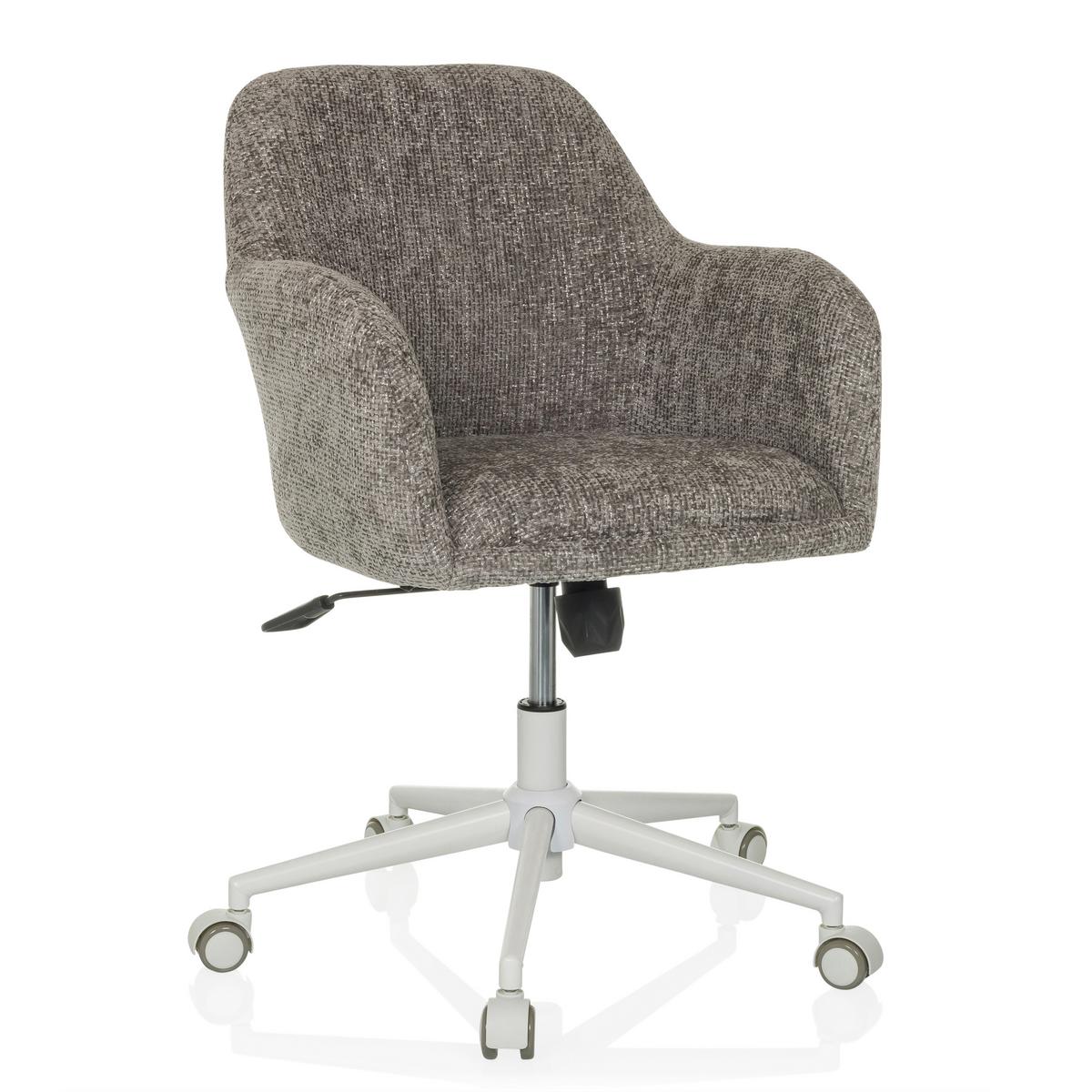Drehstuhl Solao Home Grau - Weiß/Grau, MODERN, Kunststoff/Textil (58/78/60cm) - MID.YOU