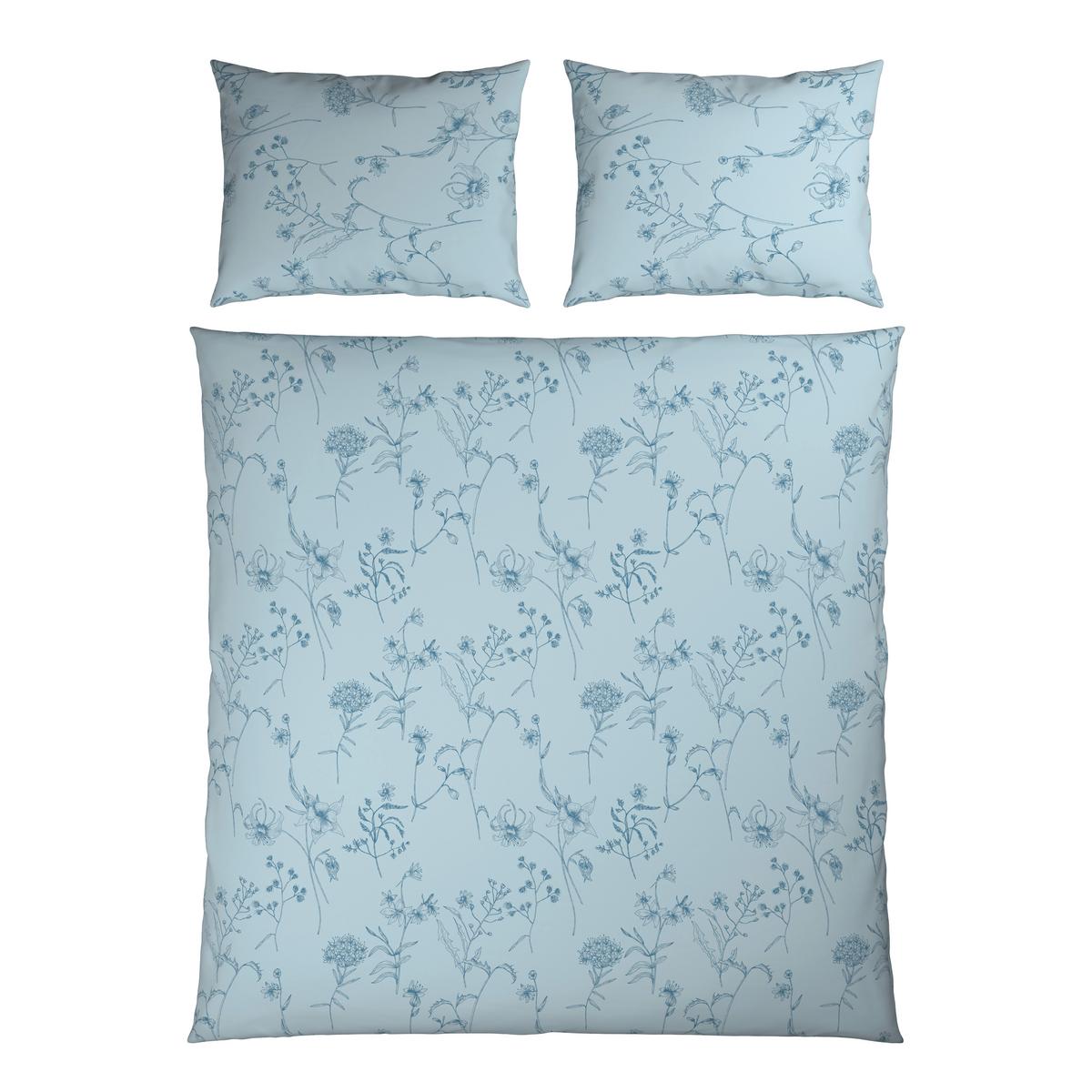 Posteljnina Nature Romy Xxl - modra/svetlo modra, tekstil (200/200cm) - Mömax