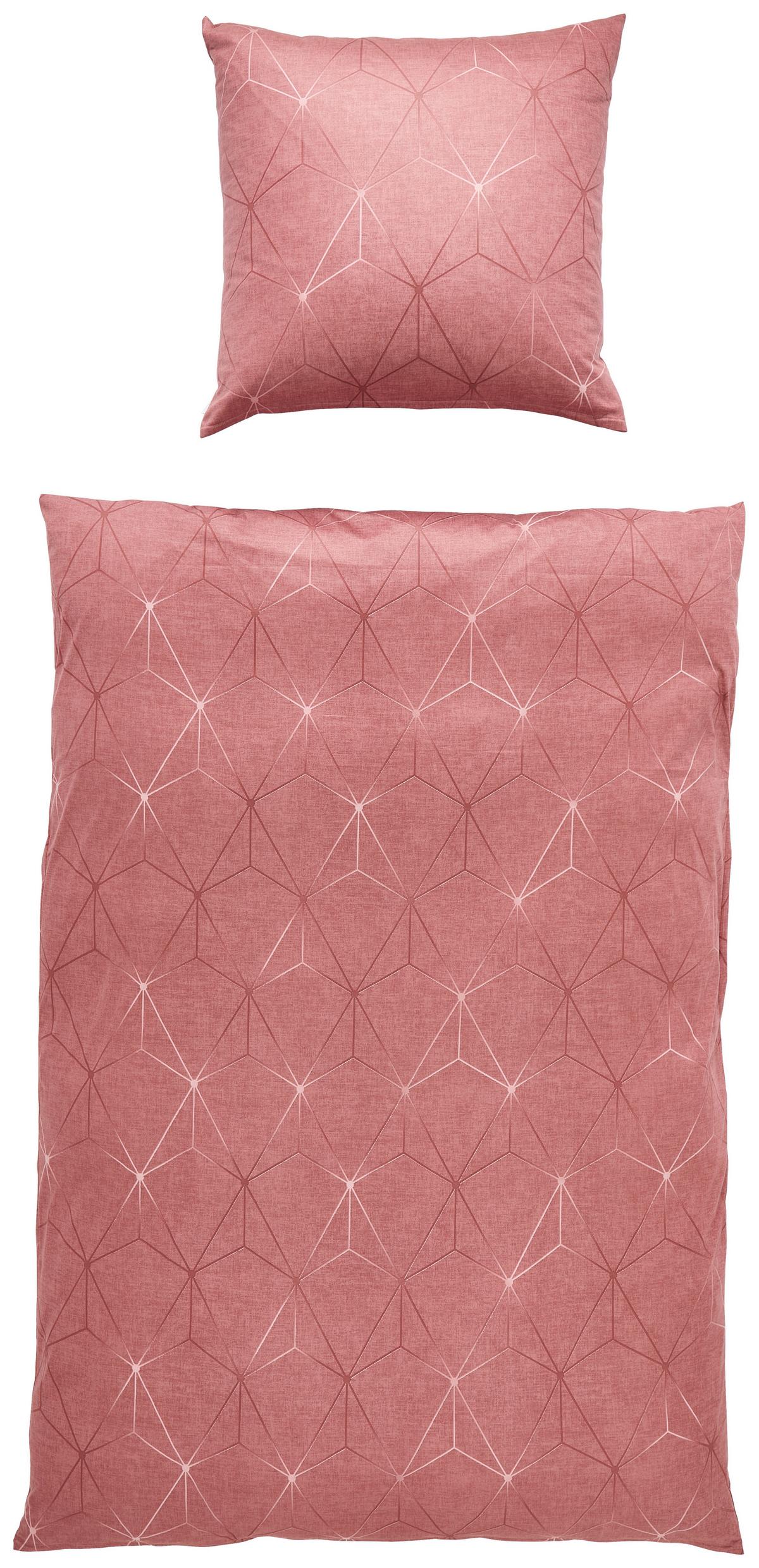 POŚCIEL KIAN - terakota, Design, tkanina (135/200cm) - Estella