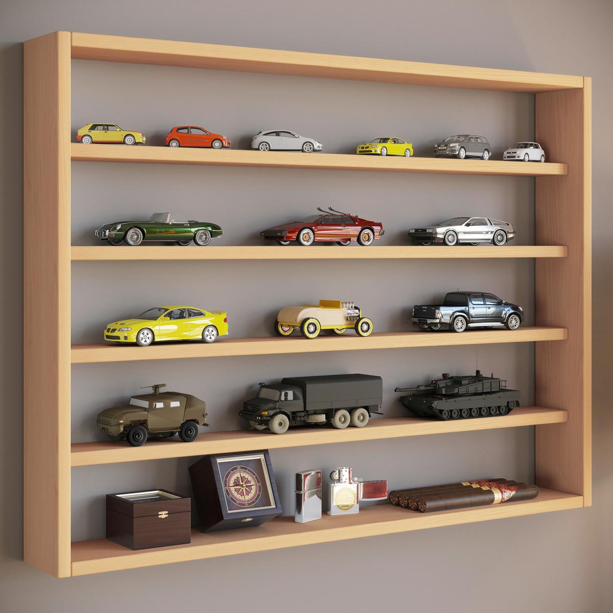 WANDREGAL OSADO L - Buchefarben, Design, Holzwerkstoff (80/60/10cm) - MID.YOU