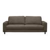 3-Sitzer-Sofa Piega Braun - Schwarz/Braun, MODERN, Textil/Metall (230/66-87/96cm) - Mömax