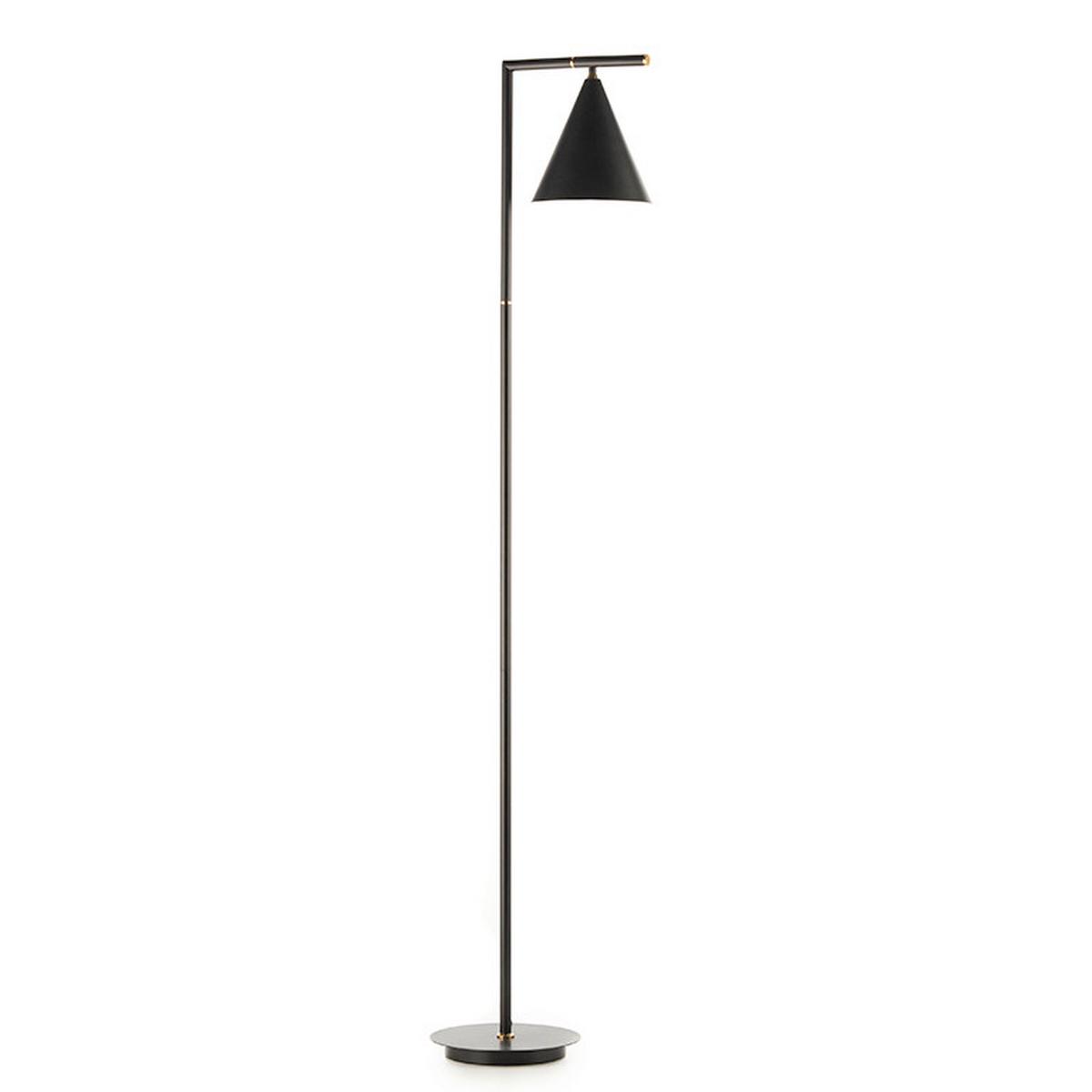 Stehleuchte Taka Schwarz max. 22 Watt - Schwarz, Design, Metall (28/25/163cm)