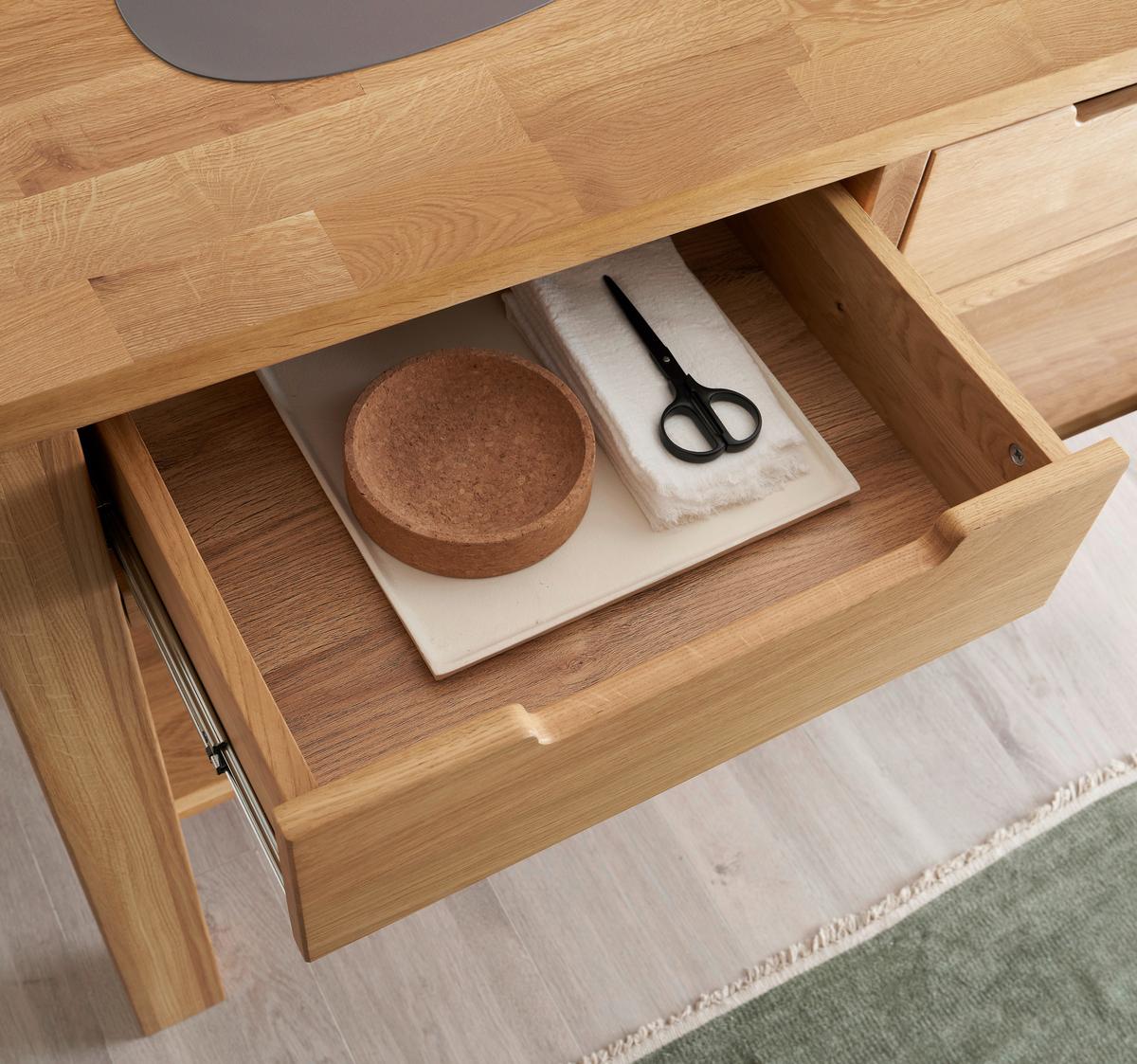 Kücheninsel Ponza I 180 o. Geräte Eiche - Eichefarben, Basics, Holz (180/91/90cm) - P & B