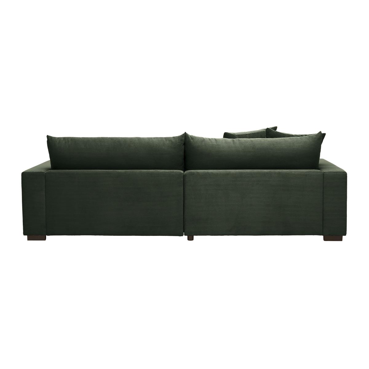 Wohnlandschaft Pedro-REC.3S in Grün - Dunkelgrün, Modern, Textil (180/265cm) - Mömax