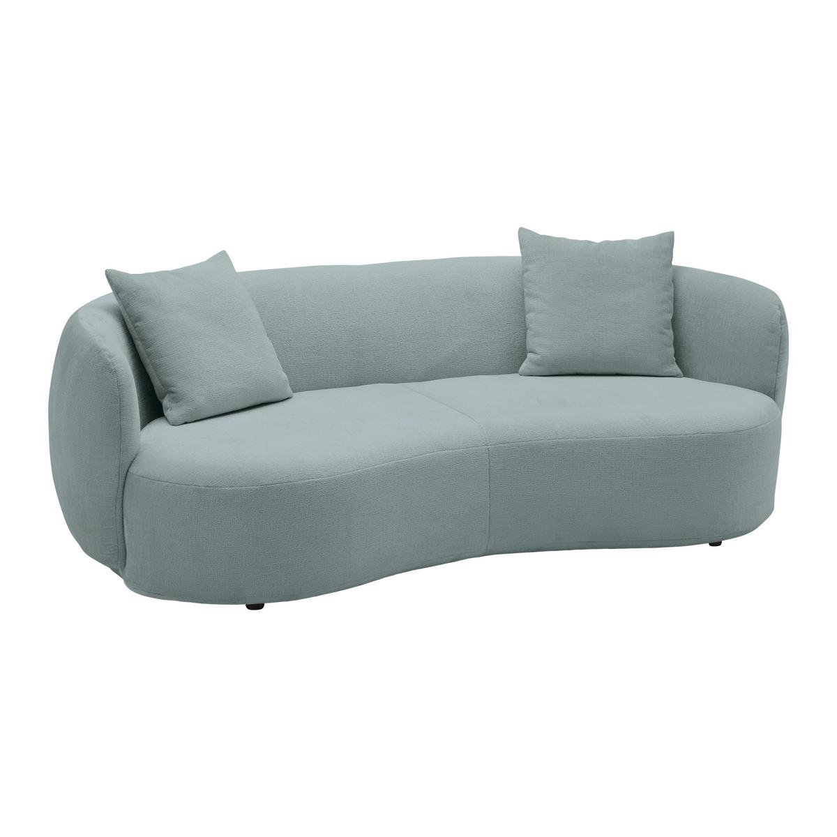 Bigsofa Leonas Blau - Blau/Schwarz, MODERN, Kunststoff/Textil (235/72/110cm) - Premium Living