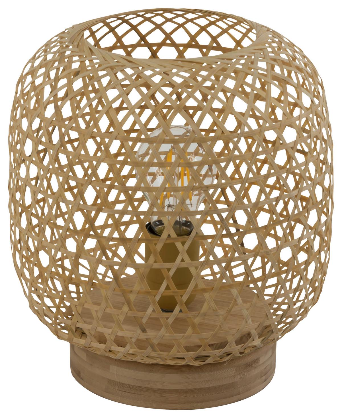 Namizna Svetilka 15367t Mirena - naravne barve, Natur, naravni materiali (23,5/27cm) - Globo