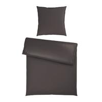 Bettwäsche Xenia Uni Anthrazit ca. 135x200cm - Anthrazit, MODERN, Textil (135/200cm) - Premium Living