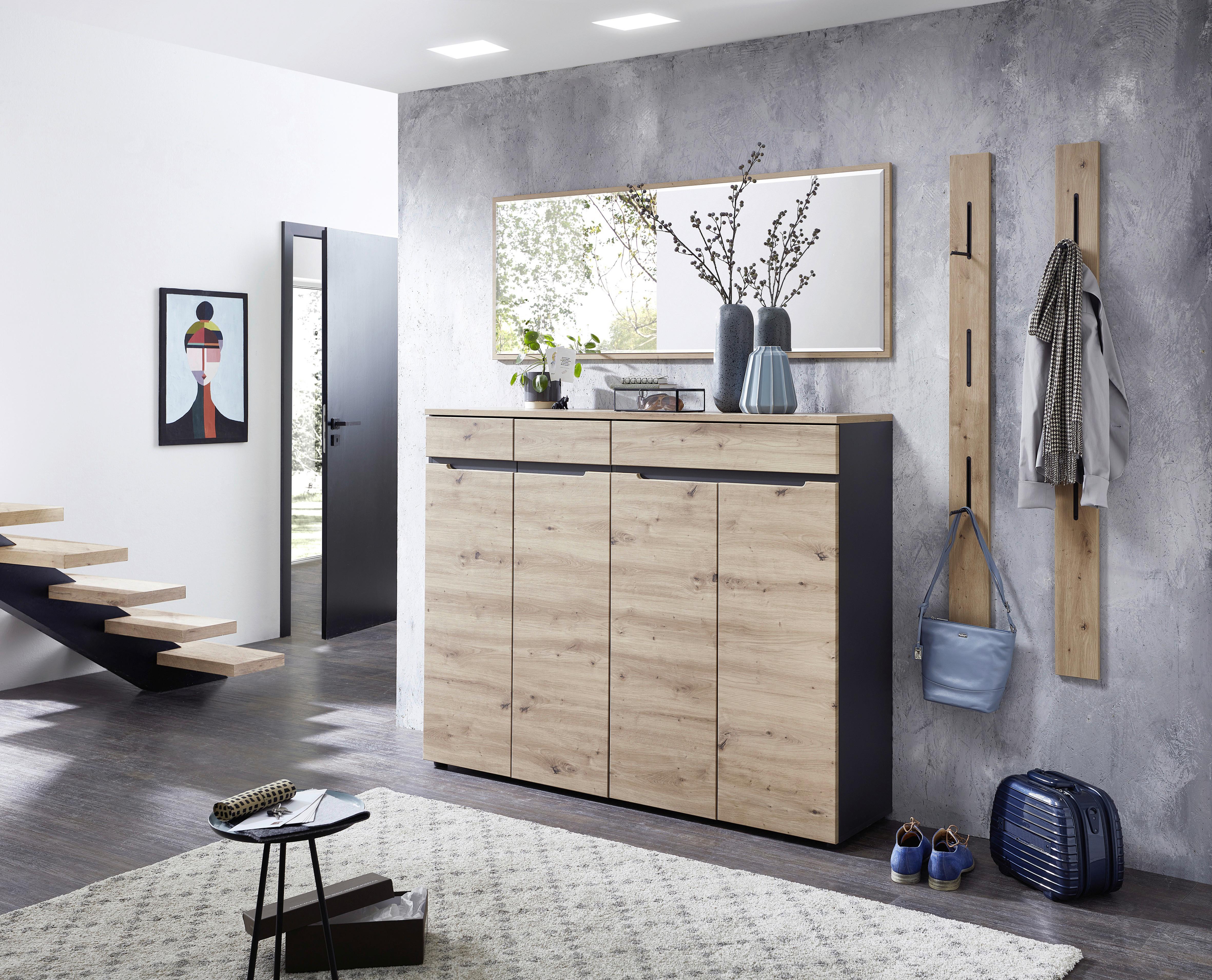 PANEL DO PRZEDPOKOJU DETROIT - dąb artisan, Design, materiał drewnopochodny (13/151/2cm) - Voleo