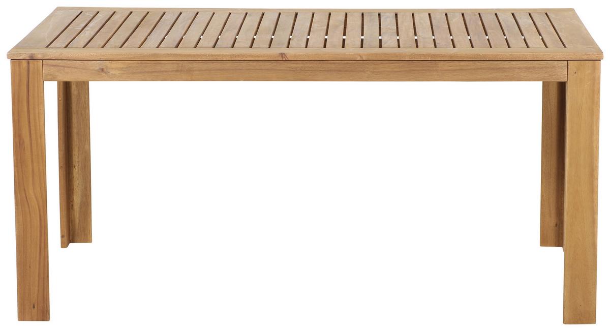 Gartentisch Paleros Echtholz Akazie L: 160 cm - Akaziefarben, KONVENTIONELL, Holz (160/90/75cm) - Siena Garden