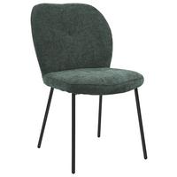 Stuhl Mara Grün/Schwarz - Schwarz/Grün, LIFESTYLE, Holz/Textil (52/87/64cm) - Mömax