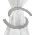Függönyelkötő S-form - ezüst színű, fém (16/17cm) - MÖMAX modern living