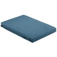 Spannleintuch Basic Dunkelblau 100x200 cm - Dunkelblau, Textil (100/200cm) - Mömax modern living