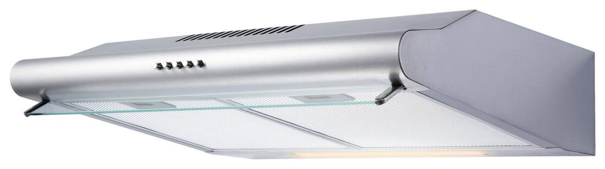 Dunstabzugshaube in Edelstahlfarbe 'UBH3001X' - Edelstahlfarben, Basics, Glas/Metall (59,80/14/50cm) - PKM